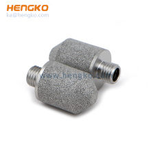 Hengko 5 10 15 50 Piedra de aireación de micro sparger de acero inoxidable sinterizado para agricultura hidropónica de bio-reactor